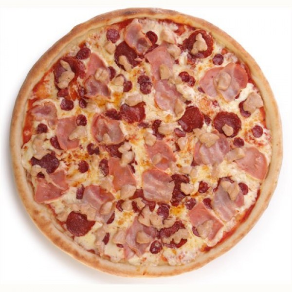 Пицца «Мясное изобилие» на томатном соусе